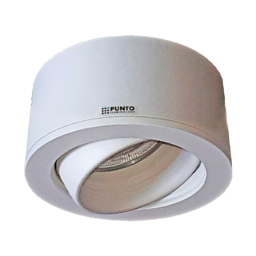 Semi empotrable cardanico dicro gu10 hop blanco texturado